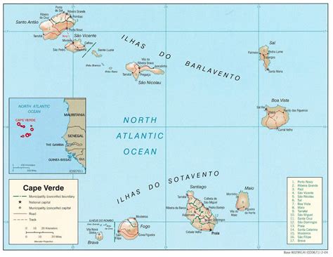 Cape Verde Map - MapSof.net