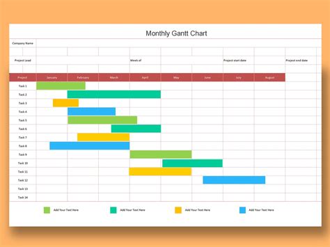 Gantt chart in excel template - animallity