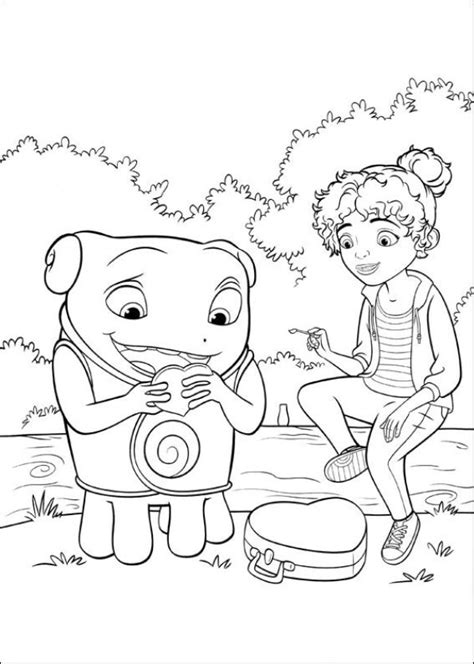 Dreamworks Home Coloring Pages Coloring Pages