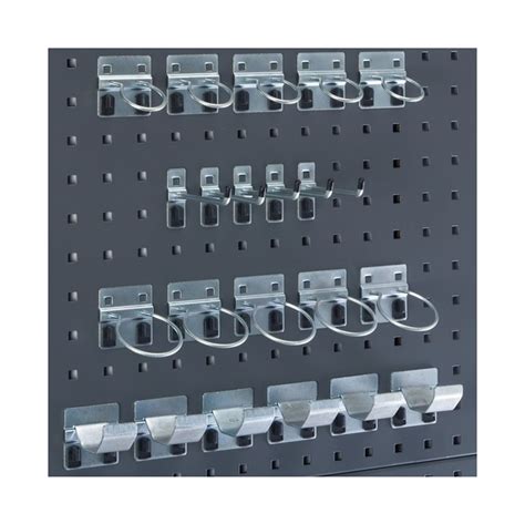 Bott Perforated Hook Kit - 21 Piece | Perforated & Louvre Racks & Trolleys