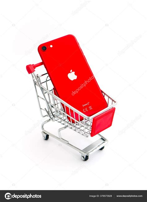 France Paris May 2020 New Red Apple Iphone 2Nd Generation – Stock ...