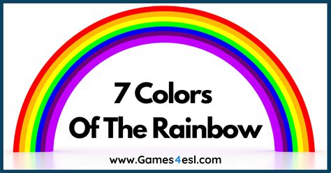 The Seven Colors Of The Rainbow | Games4esl