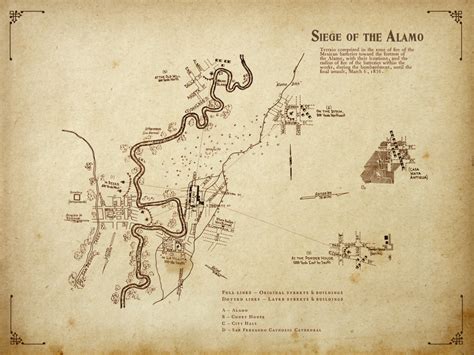 Siege of the Alamo Map – Copano Bay Press