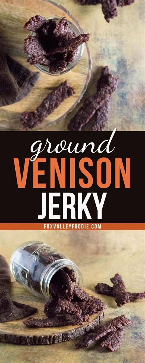 Ground Venison Jerky | Ground venison, Venison jerky, Venison jerky recipe