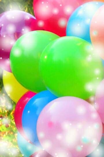 Colored balloons background Download free picture №263597