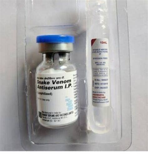 Antiserum I.p Injection, Packaging Size 10 Ml, Used To Treat Bites By ...