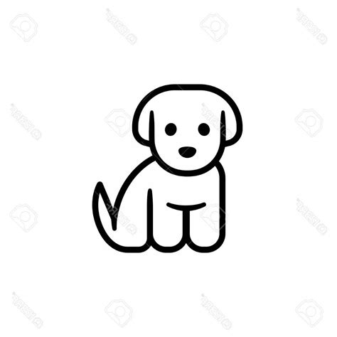 Simple Puppy Drawing | Free download on ClipArtMag