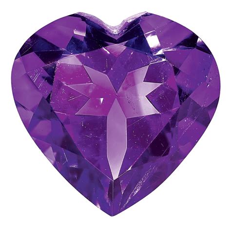 Amethyst Purple February Gemstone , 5MM HEART FACETED , - Walmart.com