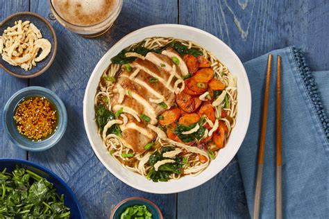 Chicken Ramen in a Shoyu-Style Broth Recipe | HelloFresh