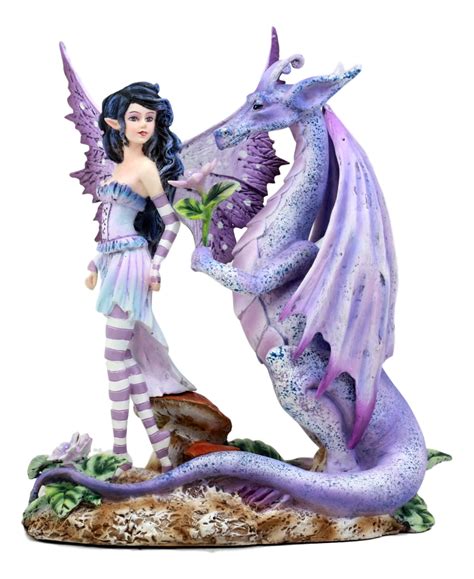 Ebros Amy Brown Romantic Twilight Dragon Courting Fairy Figurine ...