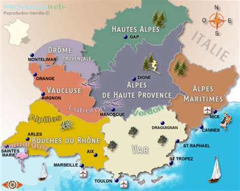 Carte de Côte d Azur » Vacances - Arts- Guides Voyages