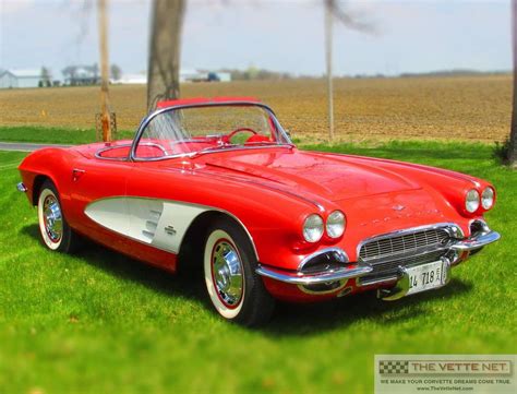 1961 Chevrolet Corvette (Roman Red) | Classic sports cars, Corvette ...