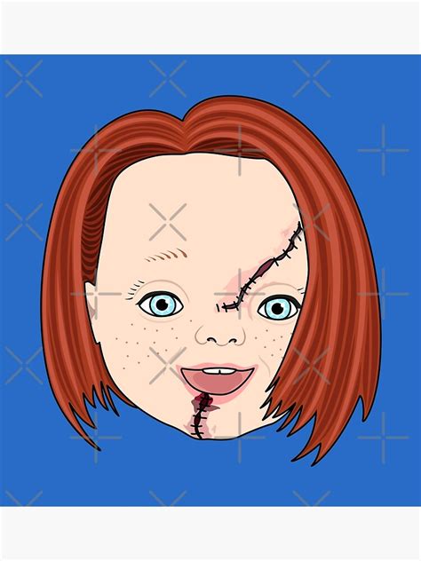 "Curse of Chucky | Scars" Poster by Jakmalone | Redbubble