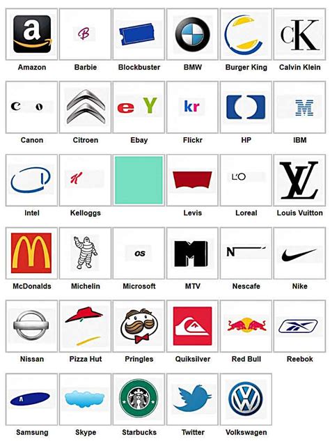 All Logos 88: Logos Quiz Answers