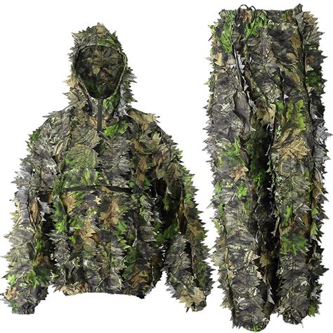 Wholesale Custom Leaf Camo Camouflage Clothing Sniper Ghillie Suit ...