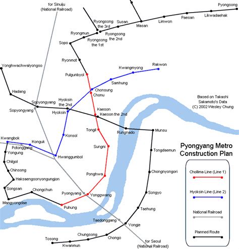 Korea, North Metro Map - TravelsFinders.Com