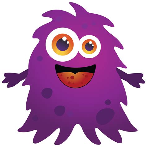 Goofy Monster Clipart for Kids