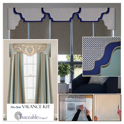 Cornice Valance Kit, No-Sew Forms, Easier & Better Than Sewing in 2022 ...