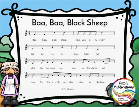 Storybook Series - Baa, Baa, Black Sheep - Nursery Rhyme / Folk Song