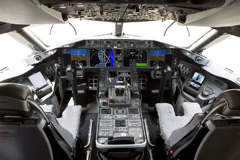 Boeing 787 Cockpit Take Off