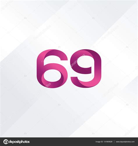 69 number Logo Icon Stock Vector Image by ©brainbistro #131805628