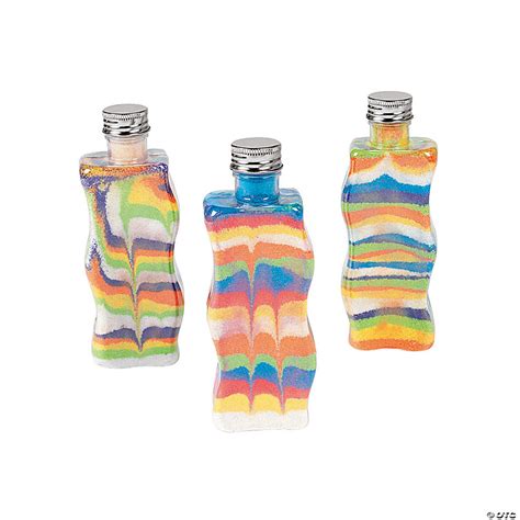 Wavy Sand Art Bottles - 12 Pc. | Oriental Trading