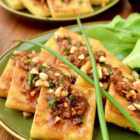 Burmese Tofu with Garlic, Ginger & Chilli Sauce | Recipe by ...