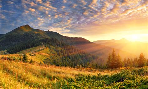 Mountain Scenery Morning Sun Rays 4k Wallpaper,HD Nature Wallpapers,4k ...