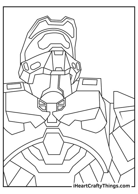 Halo Coloring Pages (Updated 2021)