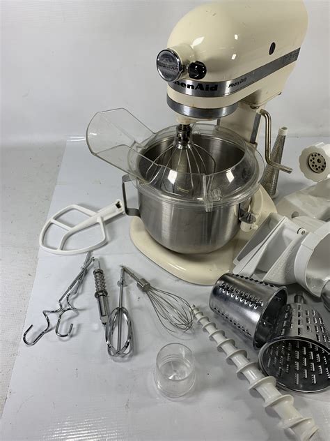 KitchenAid Heavy Duty Mixer Model K5SS W/Assorted Accessories-Works ...