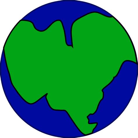 Pangea Clip Art at Clker.com - vector clip art online, royalty free ...