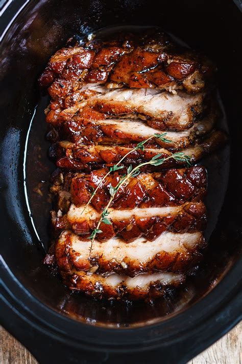 Slow Cooker Pork Belly Recipe with Honey Balsamic Glaze — Eatwell101