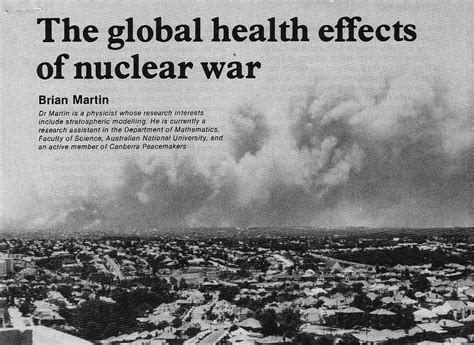 The global health effects of nuclear war