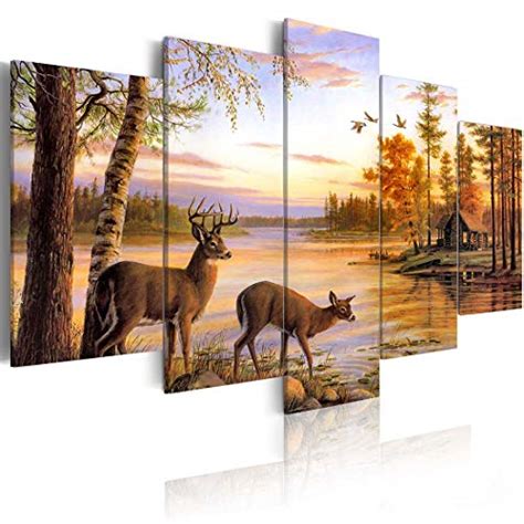 Best Elk Canvas Wall Art