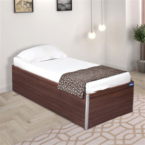 Spacewood Day Engineered Wood Single Bed With Storage Price in India ...