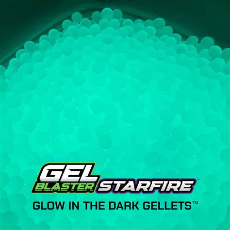 Gel Blaster StarFire Glow-in-the-Dark Gellets Ammo Refill - Includes ...