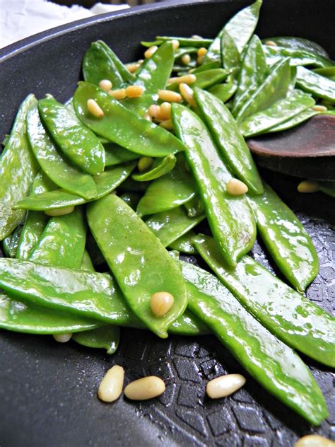 Fancy Sauteed Snow Peas