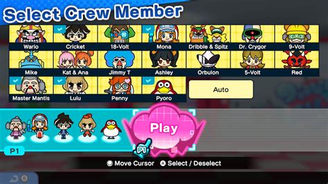 WarioWare: Get it Together! Crew Member Tier List | Attack of the Fanboy