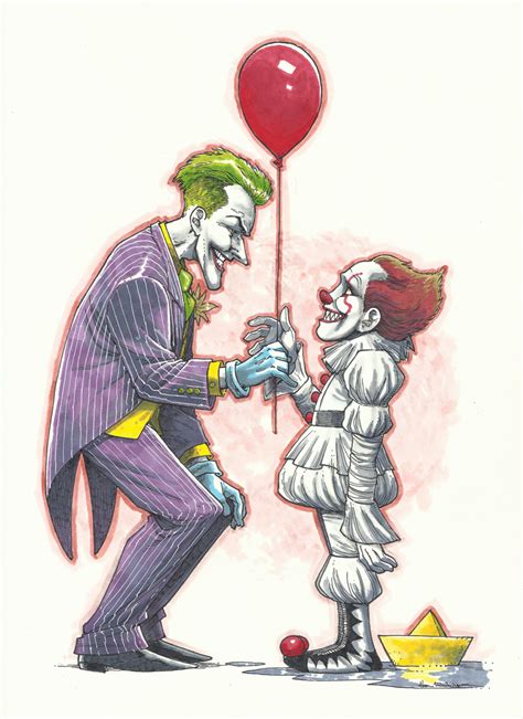 Joker - Pennywise sketch by alanrobinson on DeviantArt