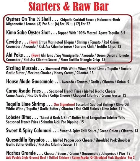 Rockin Baja Lobster Menu, Menu for Rockin Baja Lobster, Gaslamp, San ...