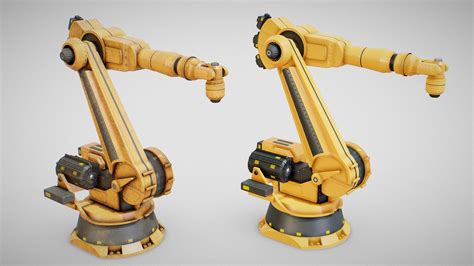 Industrial Robot Arm 01 (Clean and Dirty) - Buy Royalty Free 3D model ...