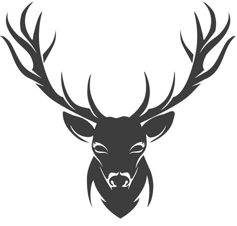 Deer Svg Mountains Svg Dxf Deer Clipart Antlers Png Deer Vector ...