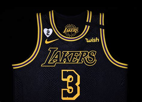 Los Angeles Lakers 2019-2020 Black Mamba Jersey