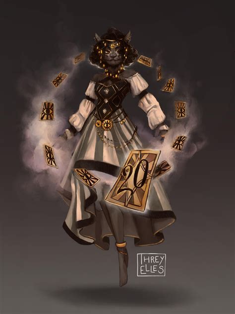 [ART] Jinx, a Tabaxi Fortune Teller : DnD | Cat character, Fantasy ...