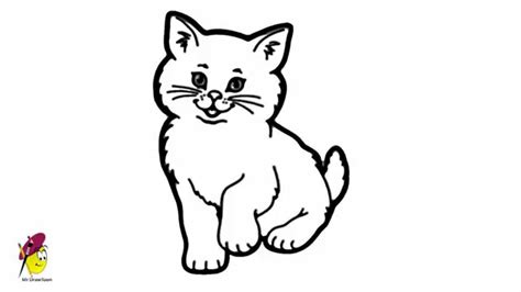 Pussycat - Sweet Little kitty - How to draw a cat - YouTube