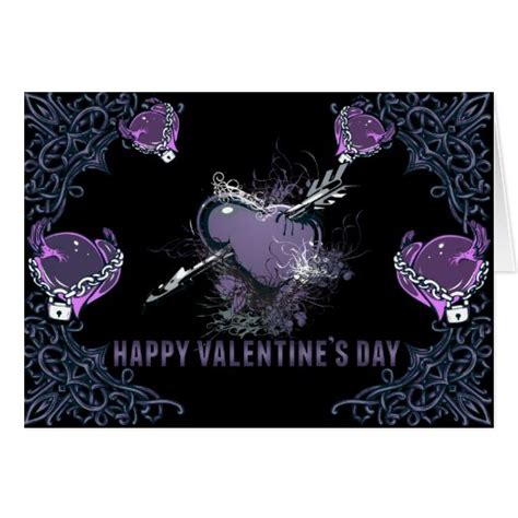 Gothic Valentine Card | Zazzle