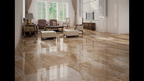 Marble Floor Tile for Living Room Designs - YouTube