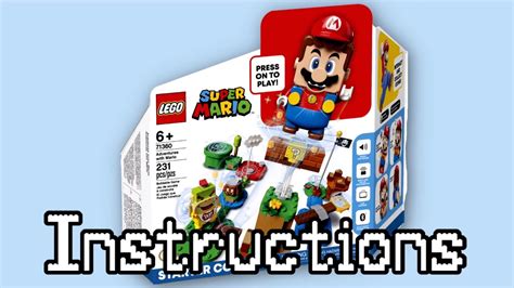 LEGO Super Mario Starter Course Set Instructions! 71360 - YouTube