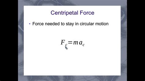 Centripetal Force Equation Units - Tessshebaylo