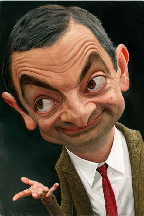 Rowan Atkinson / Mr. Bean | Caricature artist, Caricature, Funny ...